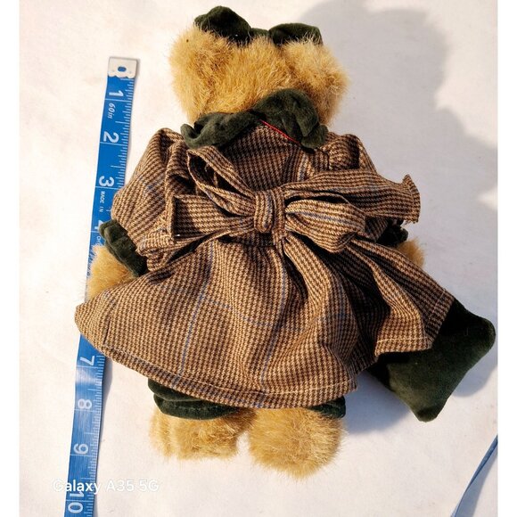 Boyds Bears Bailey And Friends Dec 1997 Plush Teddy Bear With Bow & Heart Accent - Picture 5 of 5